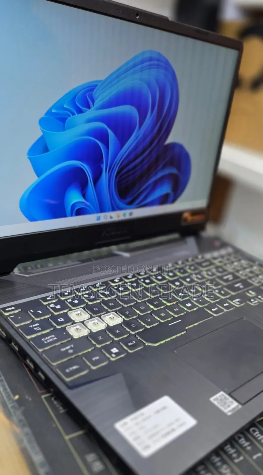 New Laptop Asus TUF Gaming A15 16GB AMD Ryzen 9 SSD 512GB