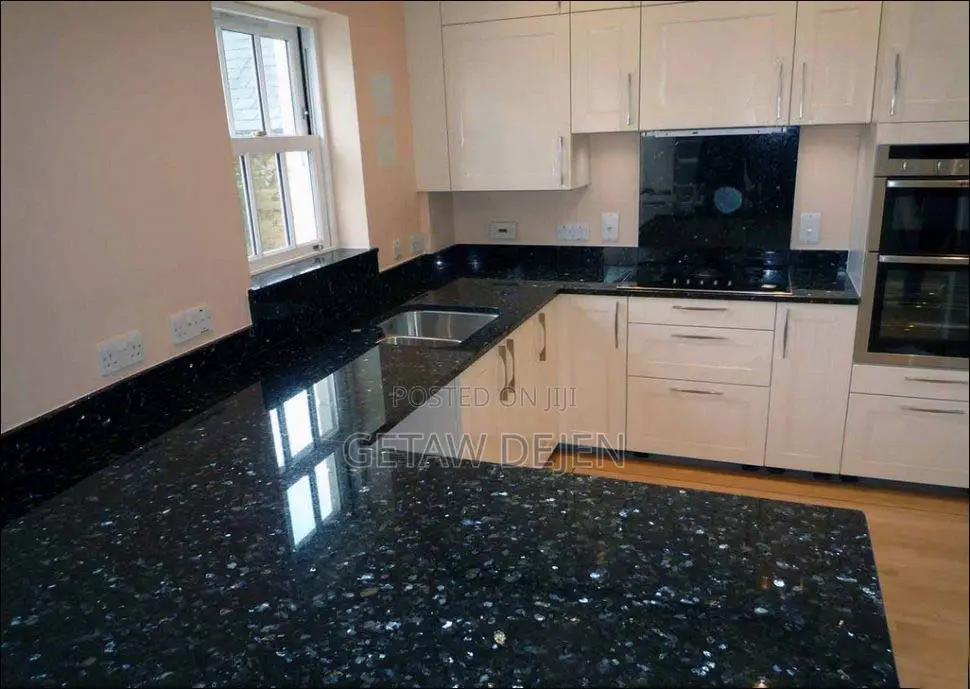 Imported Black Galaxy Granite - 220x63