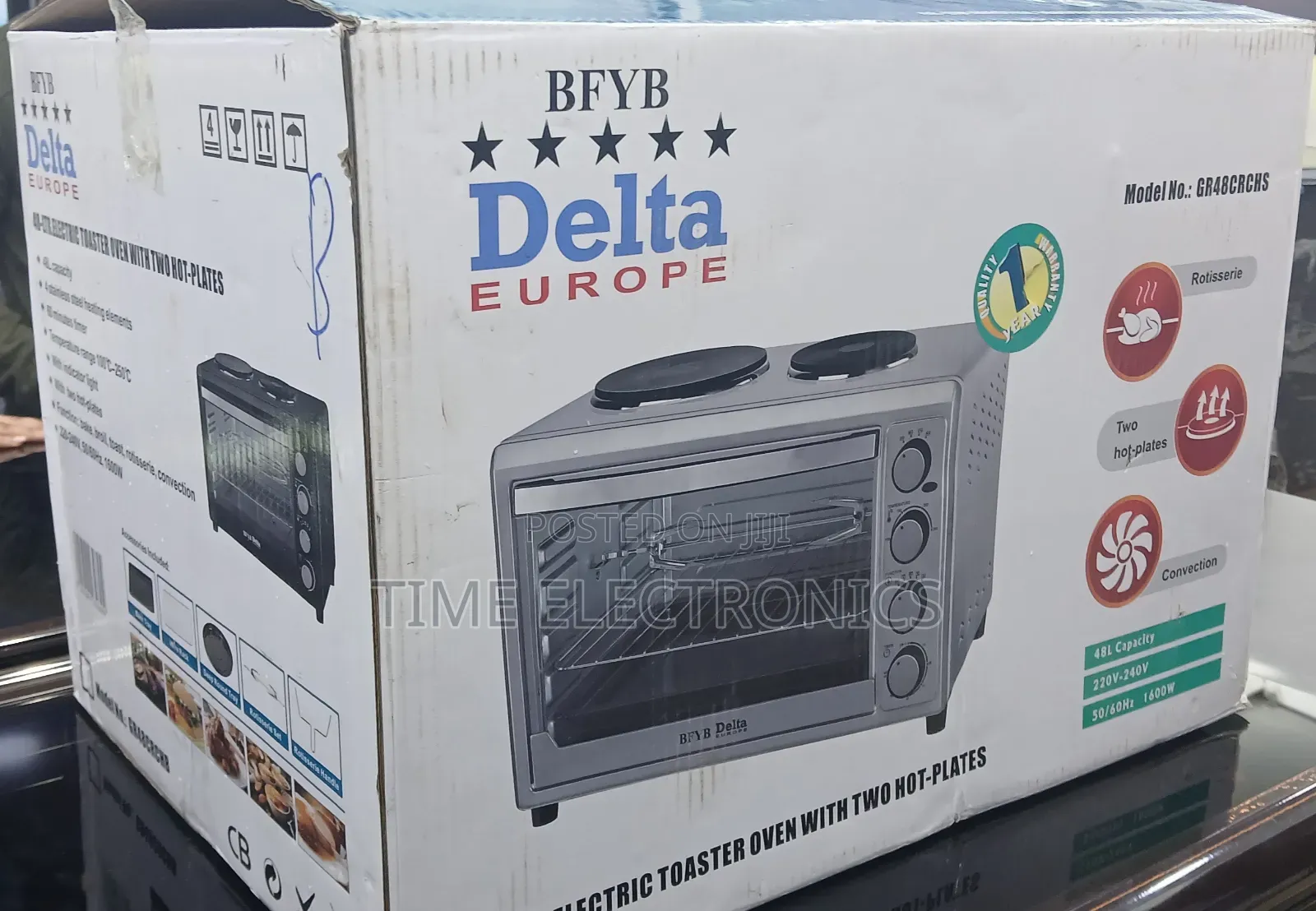 ☆Delta Mini Oven 48liter ◈3 Year Warranty◈Free Delivery◈Price 23,999