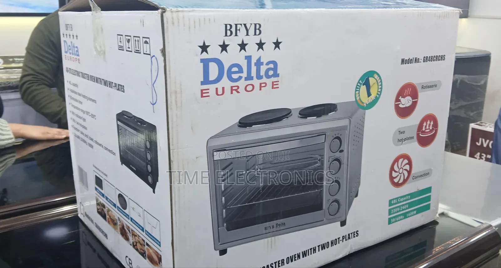 ☆Delta Mini Oven 48liter ◈3 Year Warranty◈Free Delivery◈Price 23,999