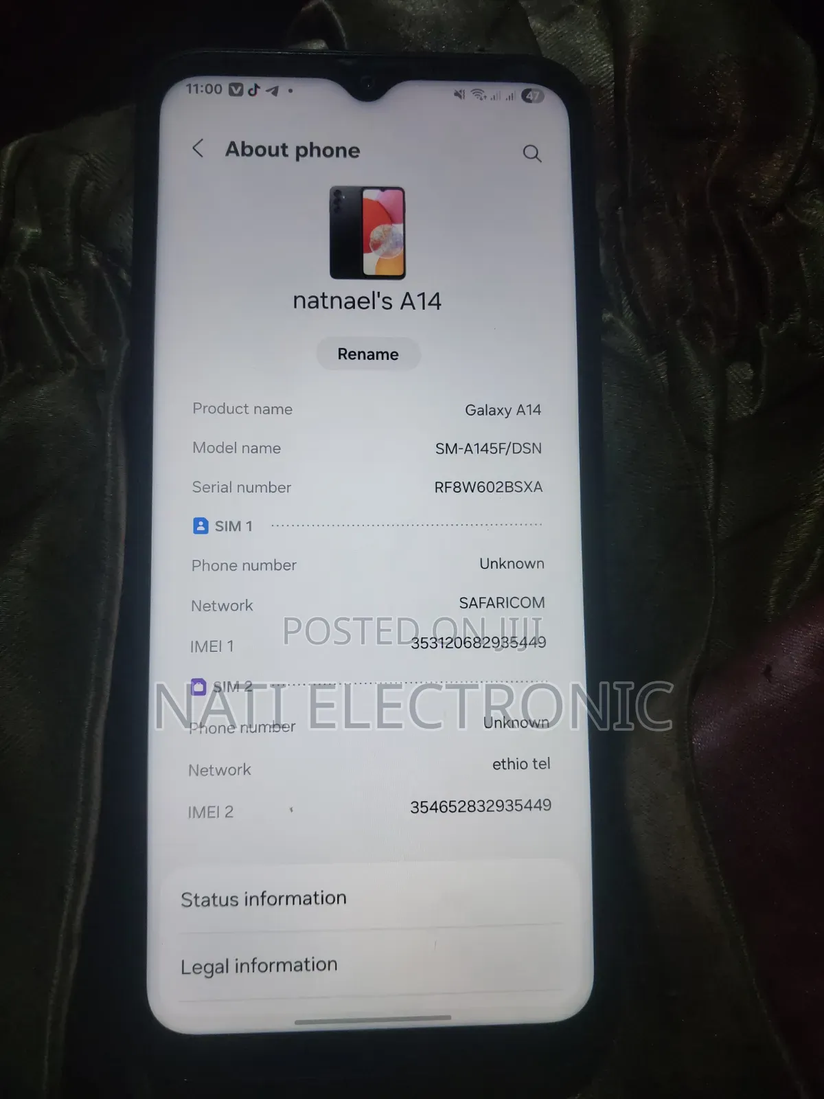 New Samsung Galaxy A14 128 GB Black