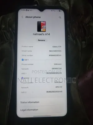 New Samsung Galaxy A14 128 GB Black