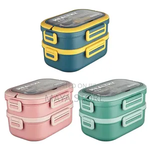 Isolated Stainless Steel Lunch Box