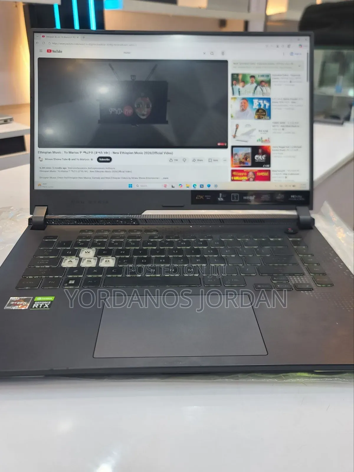 New Laptop Asus ROG Strix G15 16GB AMD Ryzen 7 SSD 512GB