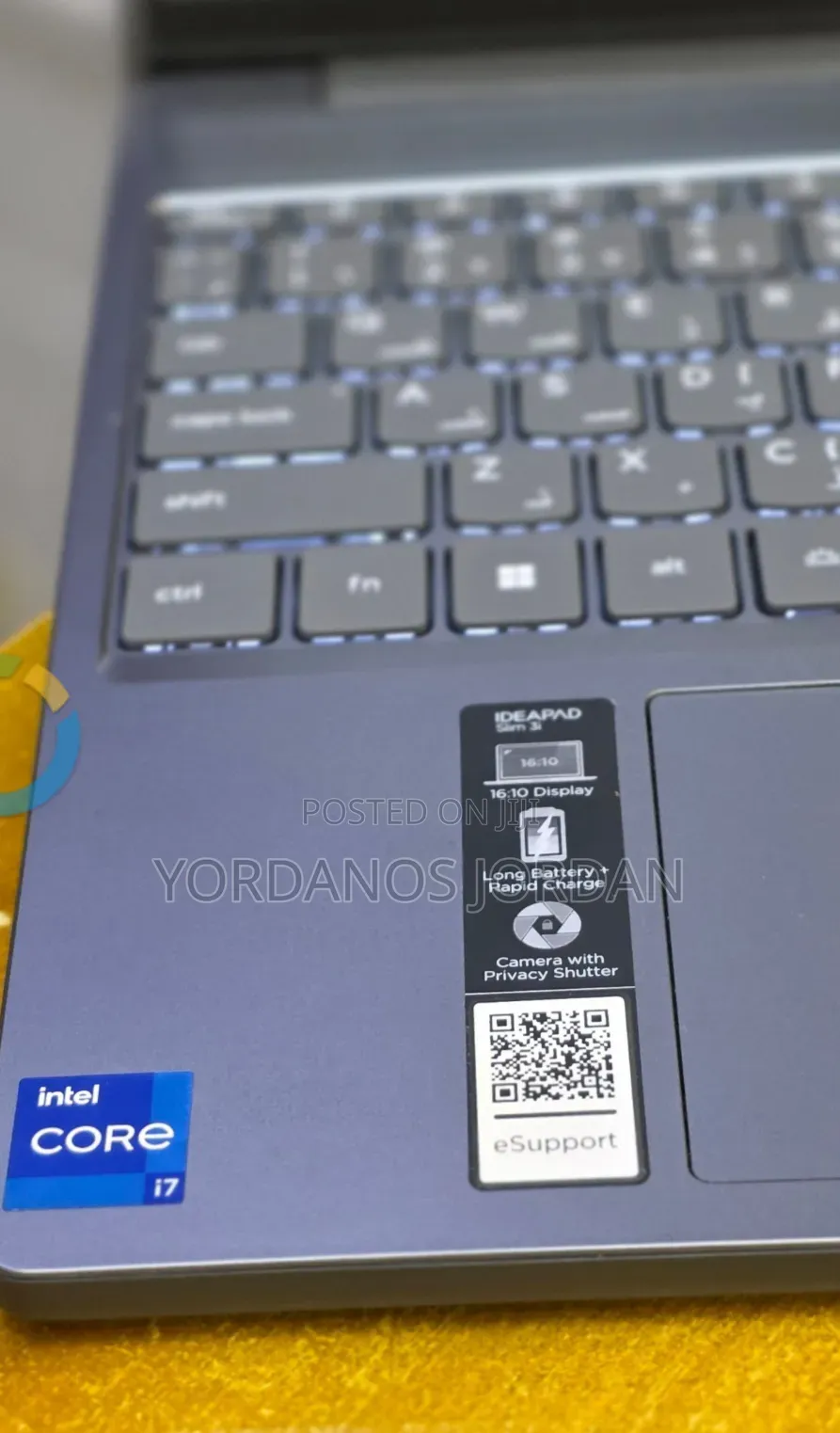 New Laptop Lenovo Ideapad 3 16GB Intel Core i7 SSD 512GB