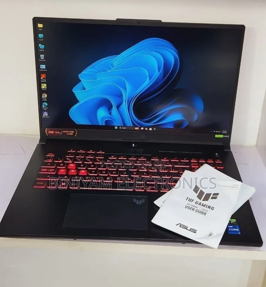 New Laptop Asus TUF Gaming F17 16GB Intel Core i7 SSD 1T