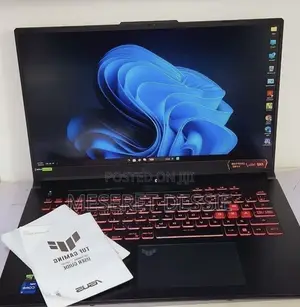 New Laptop Asus TUF Gaming A17 16GB Intel Core i7 SSD 1T