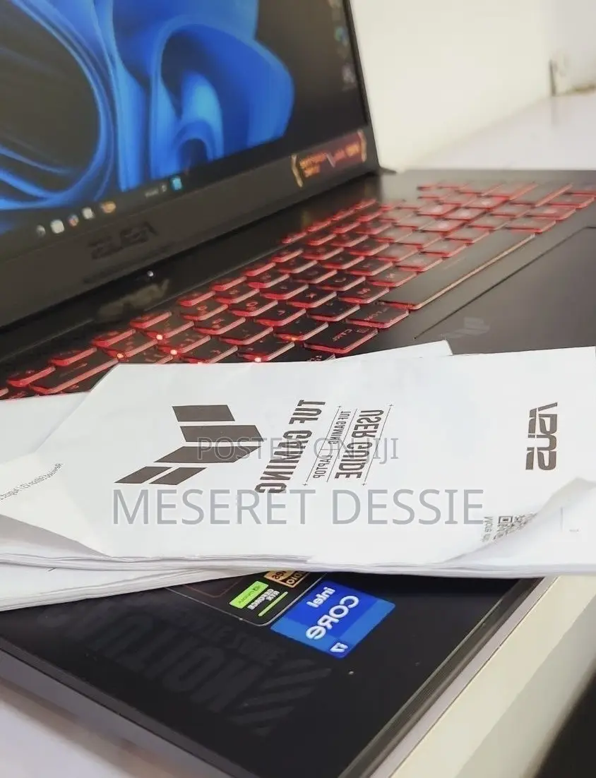 New Laptop Asus TUF Gaming A17 16GB Intel Core i7 SSD 1T