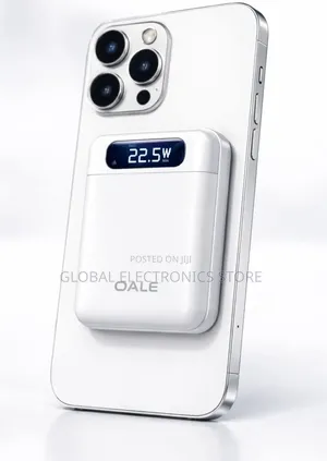 Pd 22.5 Watt Fast Charging Wireless Power Bank With Cable