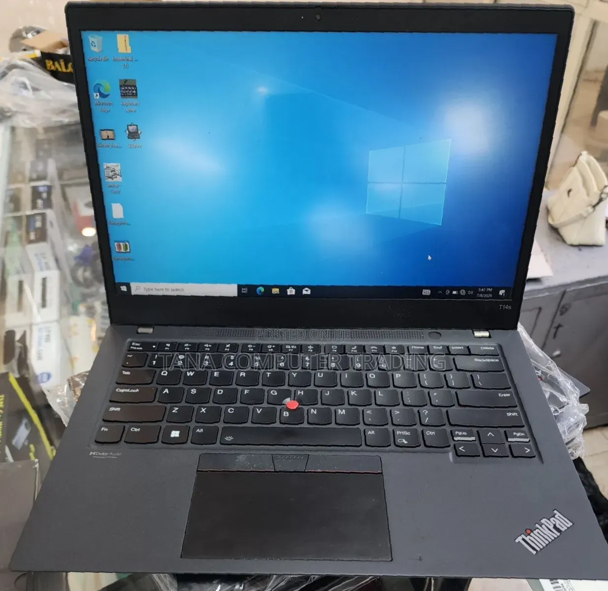 New Laptop Lenovo ThinkPad T14s Gen 2 16GB Intel Core i7 SSD 512GB