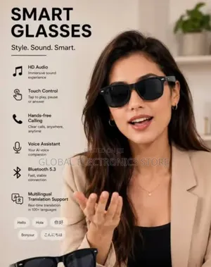 Original Ai Smart Glass ስልክ ለማውራት Music ለማዳመጥ የሚያገለግል Hd Call