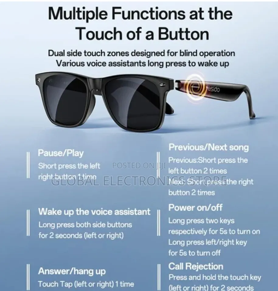 Smart Audio Glass | Bluetooth Connection | Modern Lifestyle Upgrade