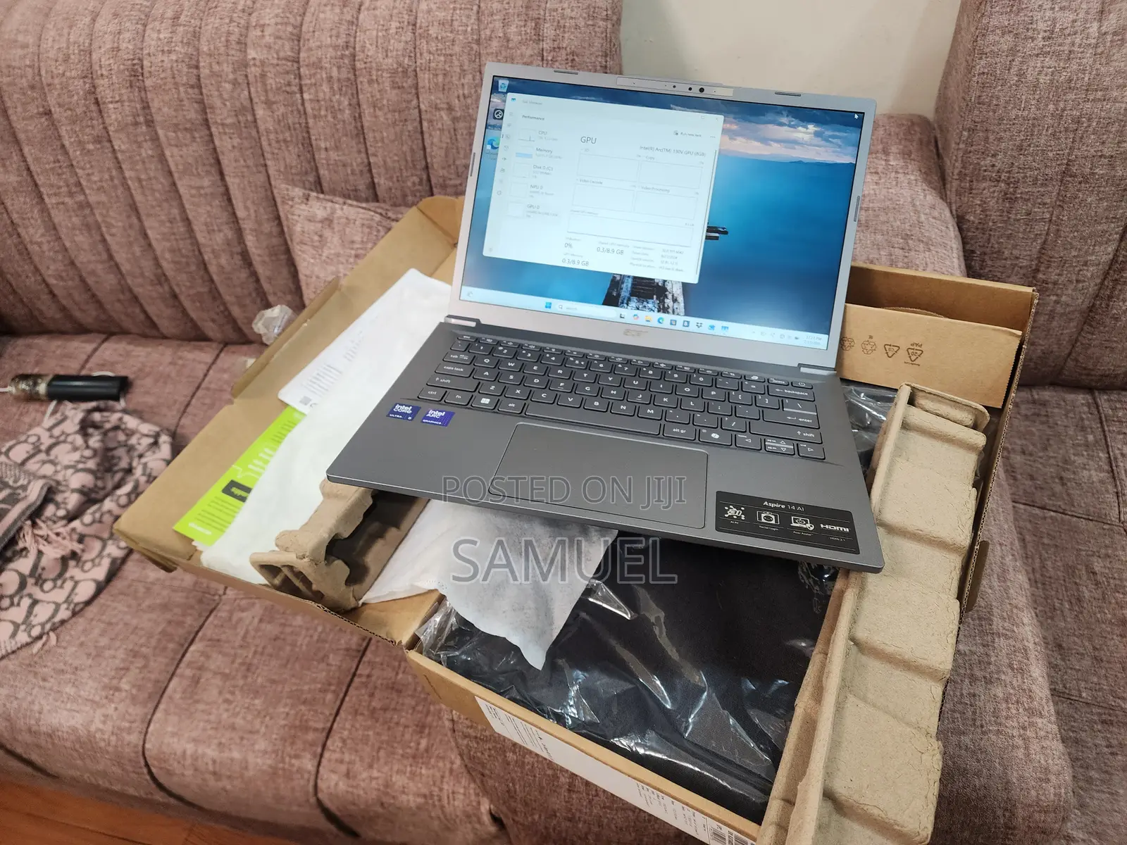New Laptop Acer Aspire 14 AI 16GB Intel Core Ultra 5 SSD 1T