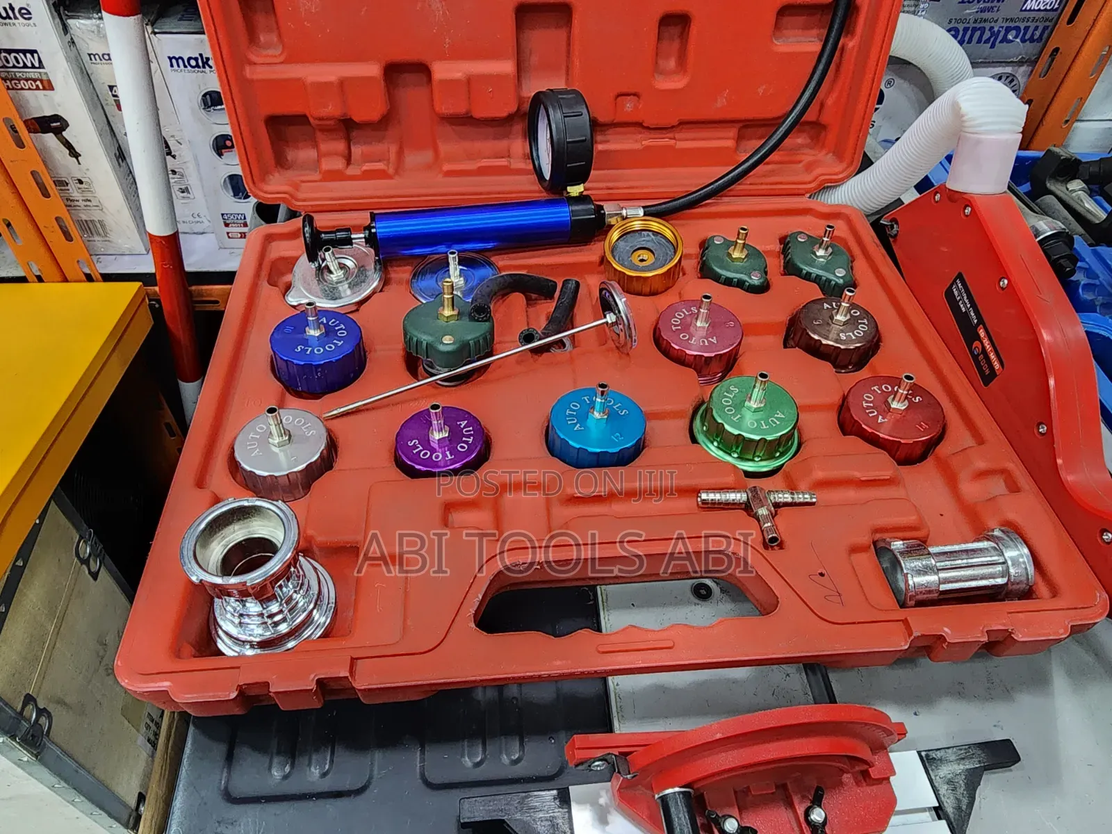 Radiator Cap Pressure Tester Kit
