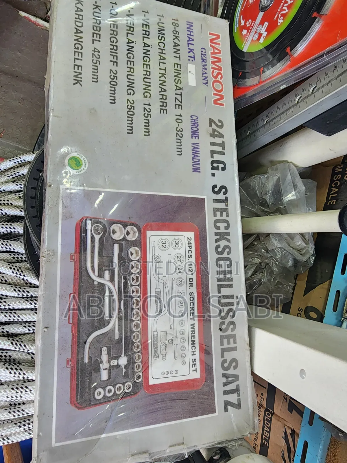 24 Pcs Socket Wrench Set