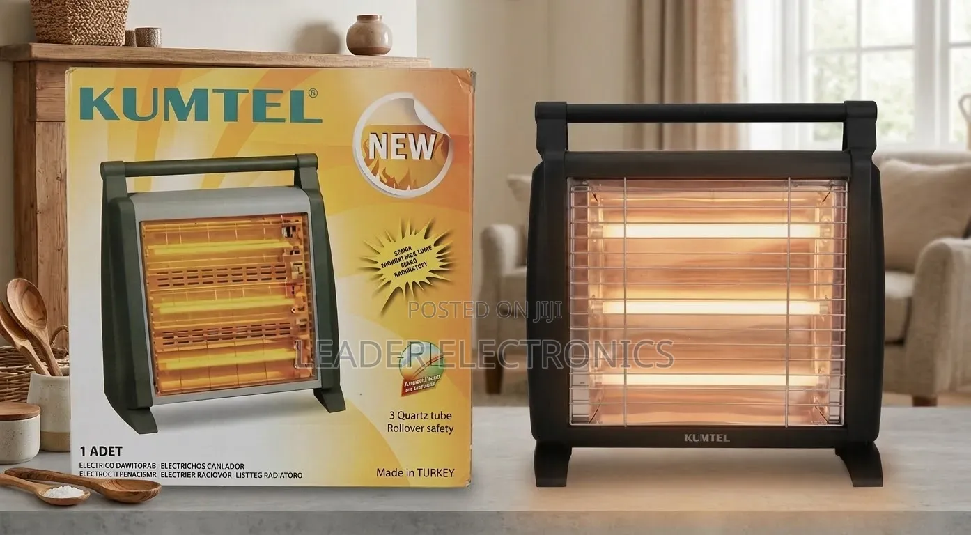 Kumtel Room Heater (የቤት ማሞቂያ) – Fast Efficient Heating