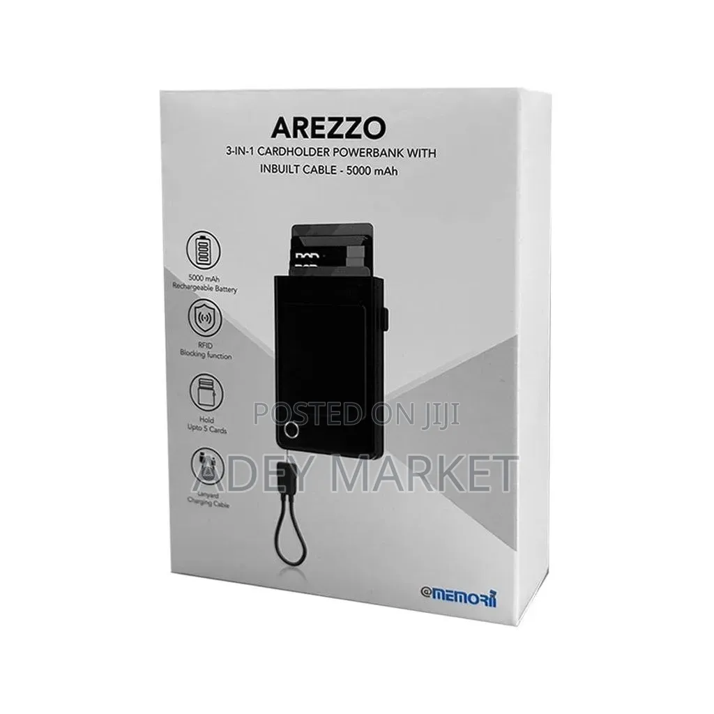 3-in-1 Smart Card Holder Powerbank