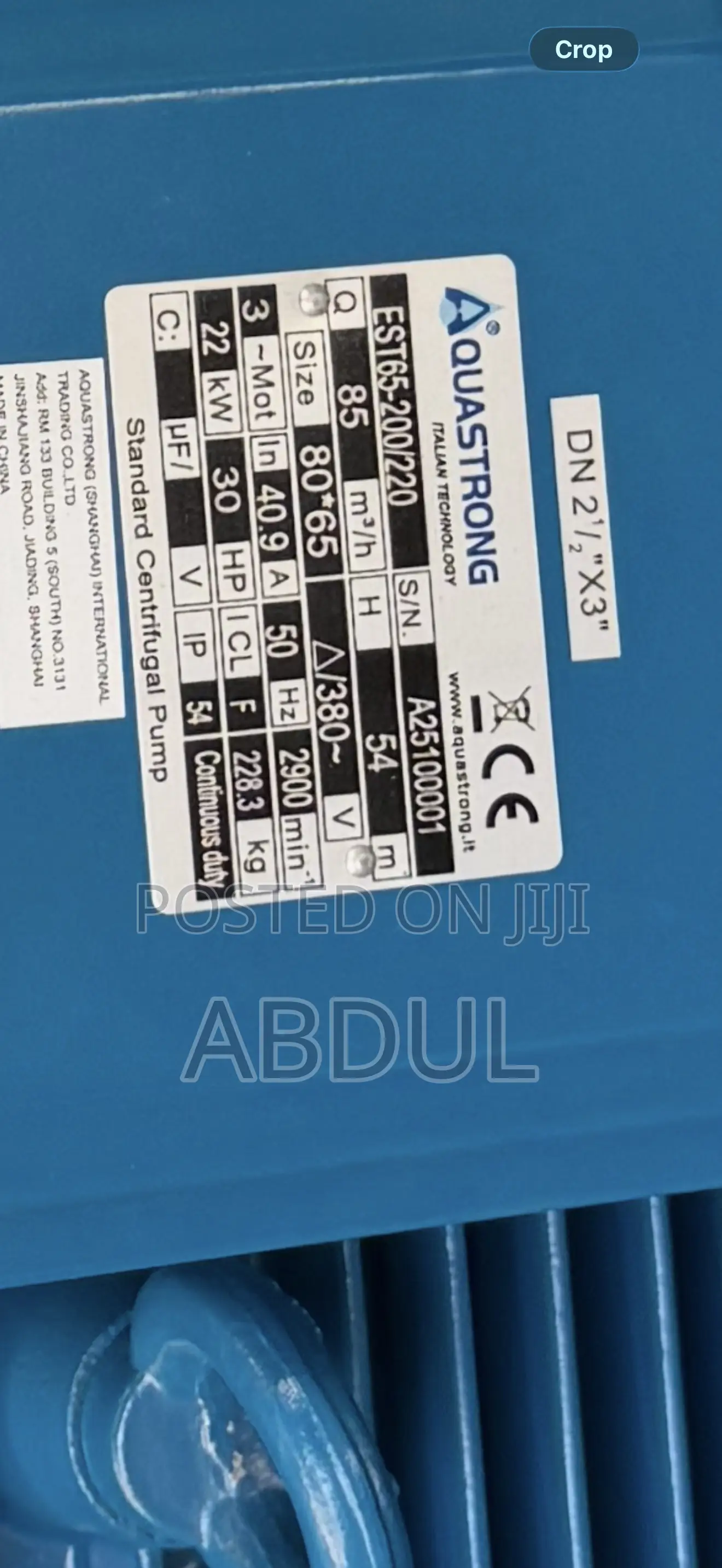 Aquastrong Serfes Weter Pamp