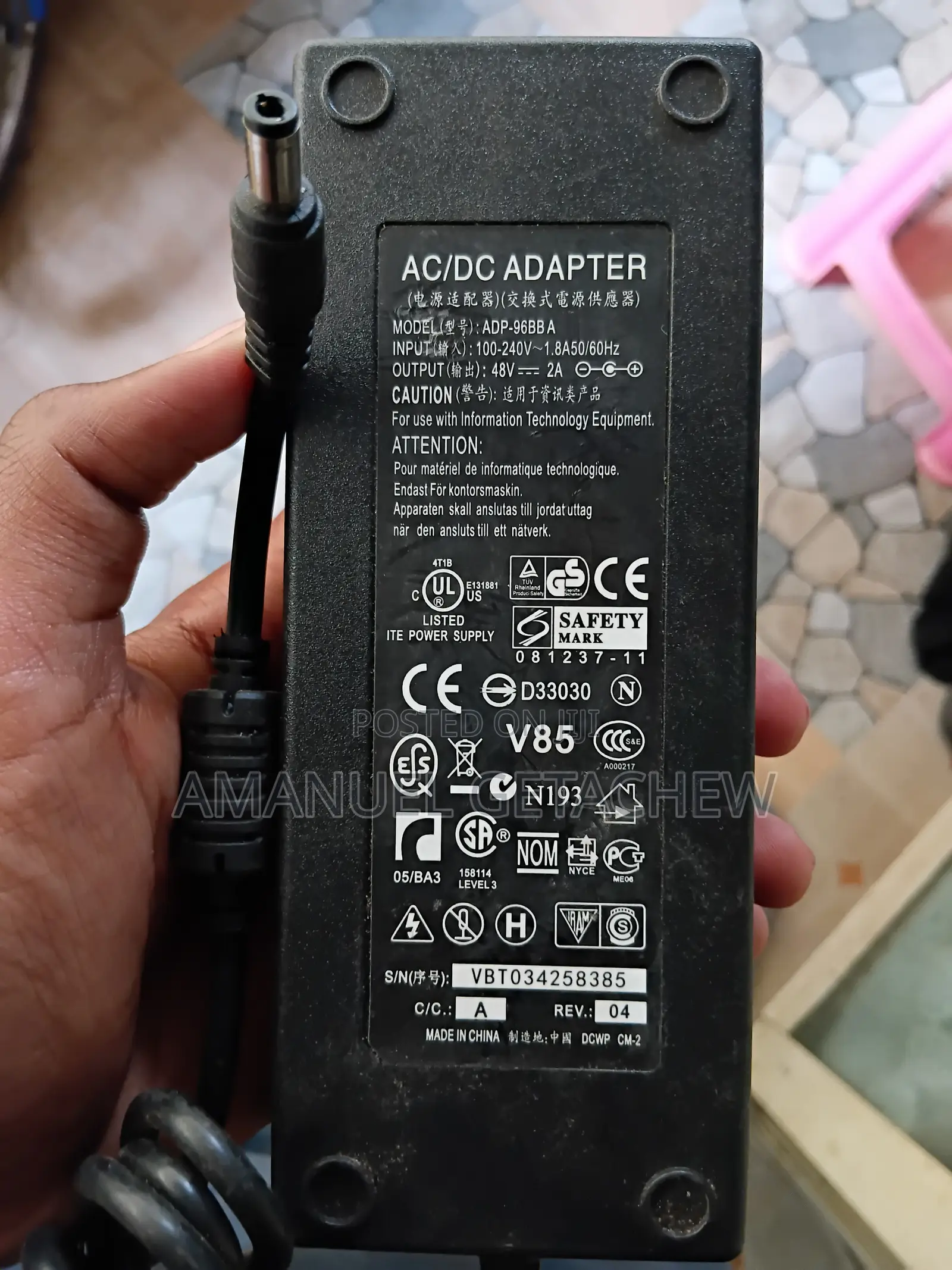 48v,2a Adaptor