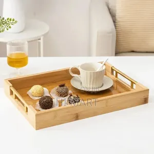 3pcs Bamboo Pallet Modern Serving Tray