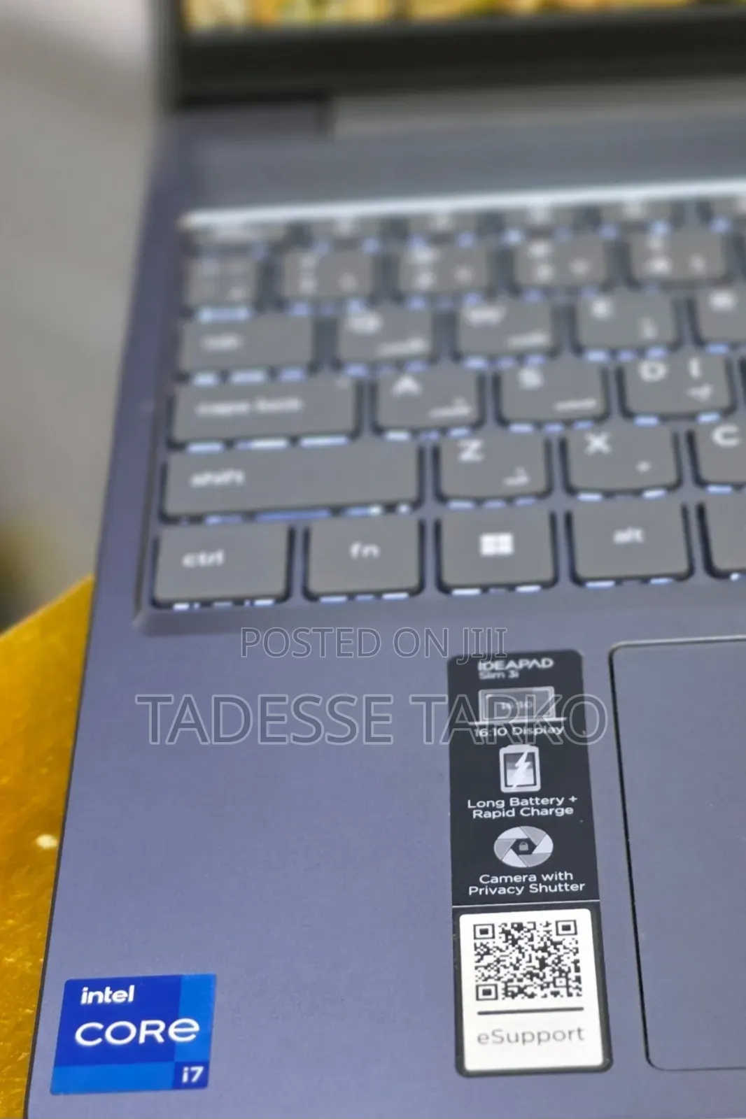 New Laptop Lenovo Ideapad 3 16GB Intel Core i7 SSD 512GB