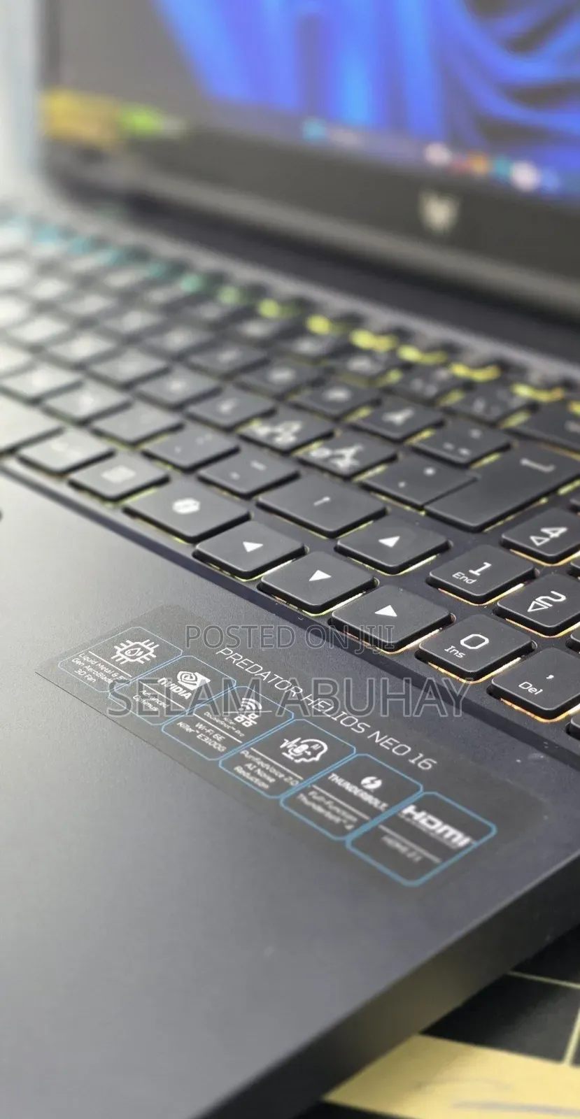 New Laptop Acer Predator Helios Neo 16 16GB Intel Core i9 SSD 1T