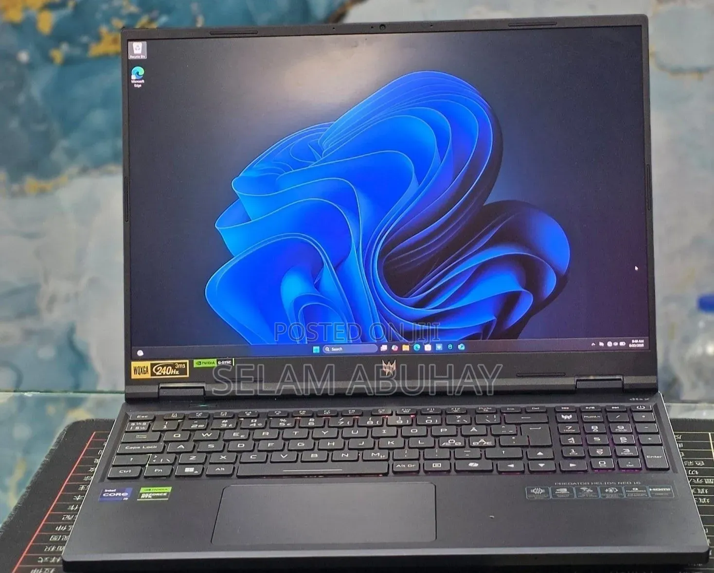 New Laptop Acer Predator Helios Neo 16 16GB Intel Core i9 SSD 1T