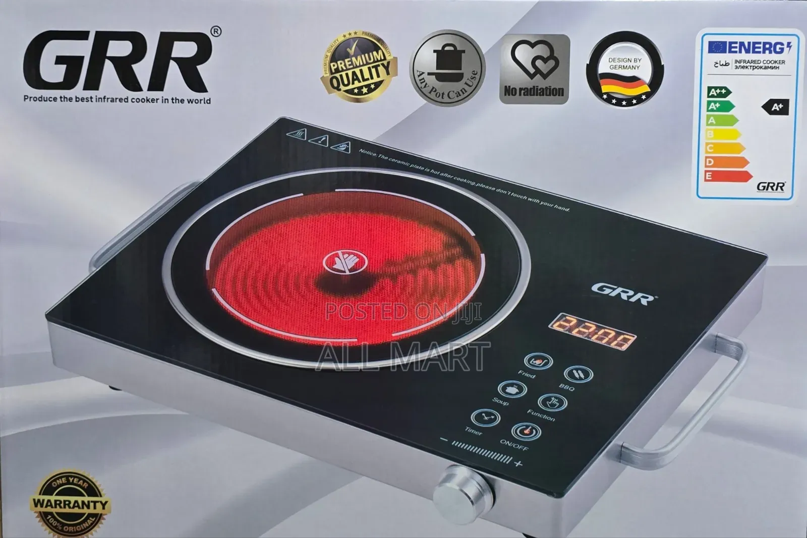 Grr Infrared Cooking Stove

