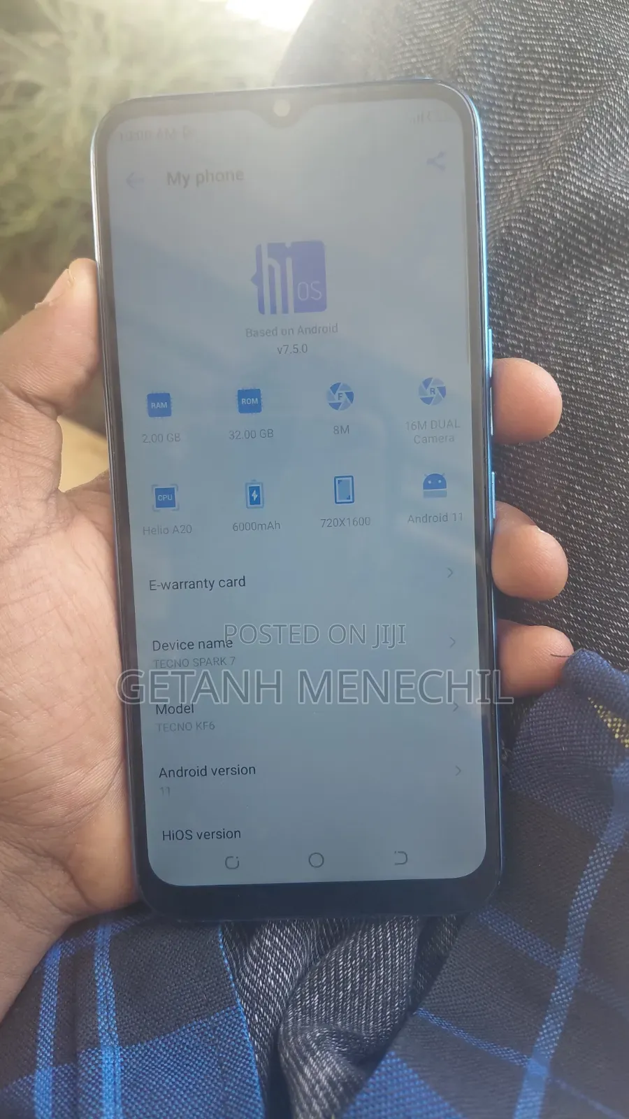 Tecno Spark 7 32 GB Blue