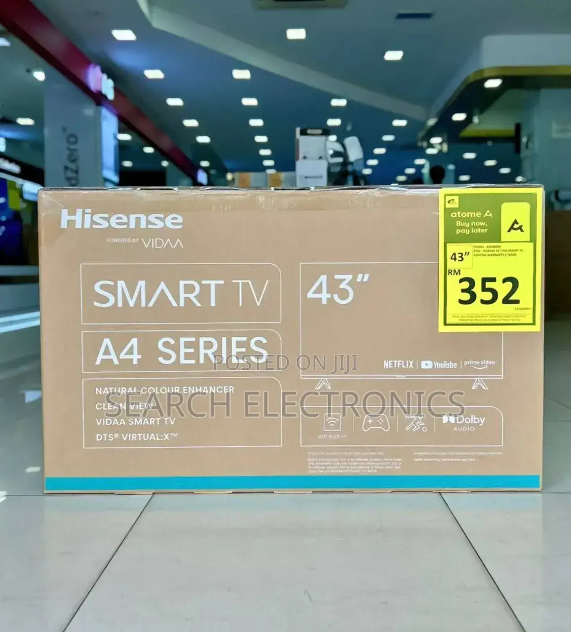 Hisense 43inch Androide Televishion