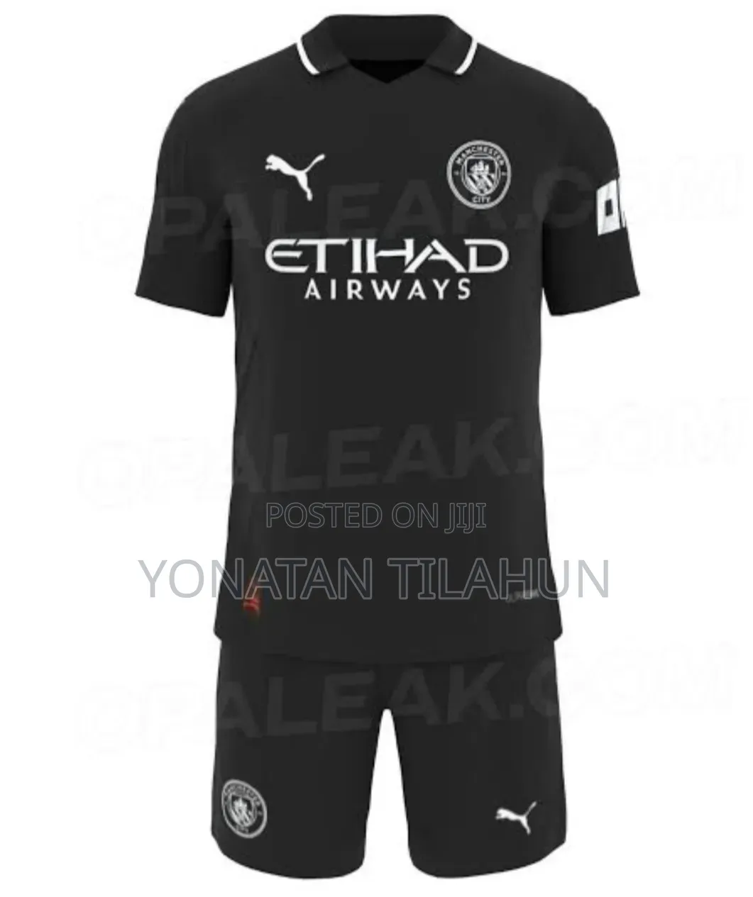 Manchester City Kids Black Kit