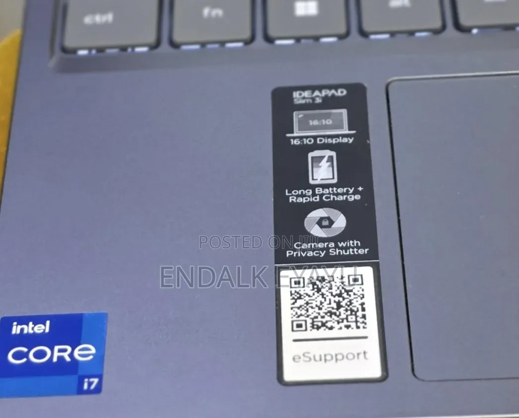 New Laptop Lenovo Ideapad 3 16GB Intel Core i7 SSD 512GB