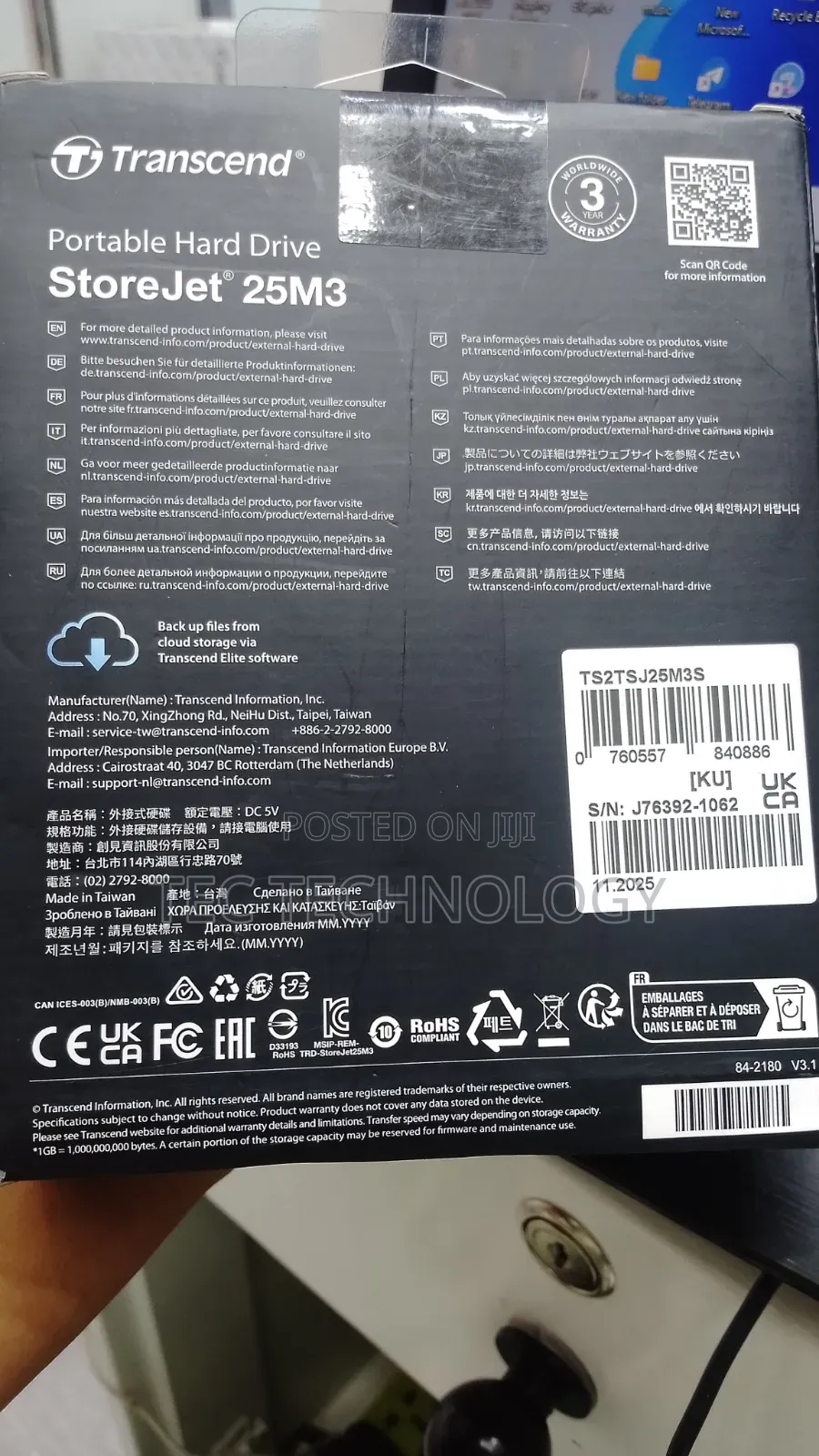 2tb Transcend Harddisk