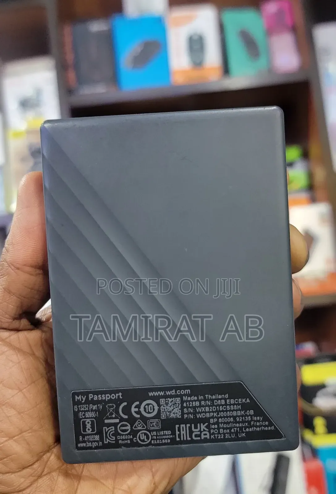 5tb Wd My Passport Portable External Hard Drive(100% Health Perform)