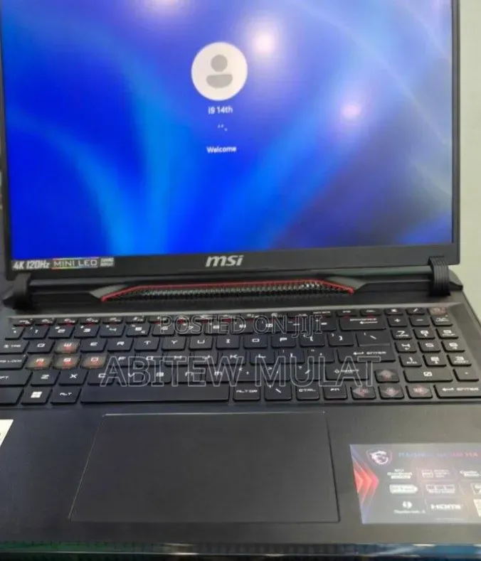 New Laptop MSI Raider GE76 12UGS 16GB Intel Core i9 SSD 1T
