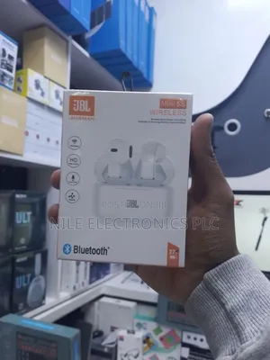 Original JBL Mini 5s Wireless Earbuds in White With 27 Hours of Play