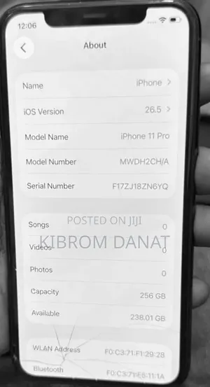 Apple iPhone 11 Pro 256 GB Black