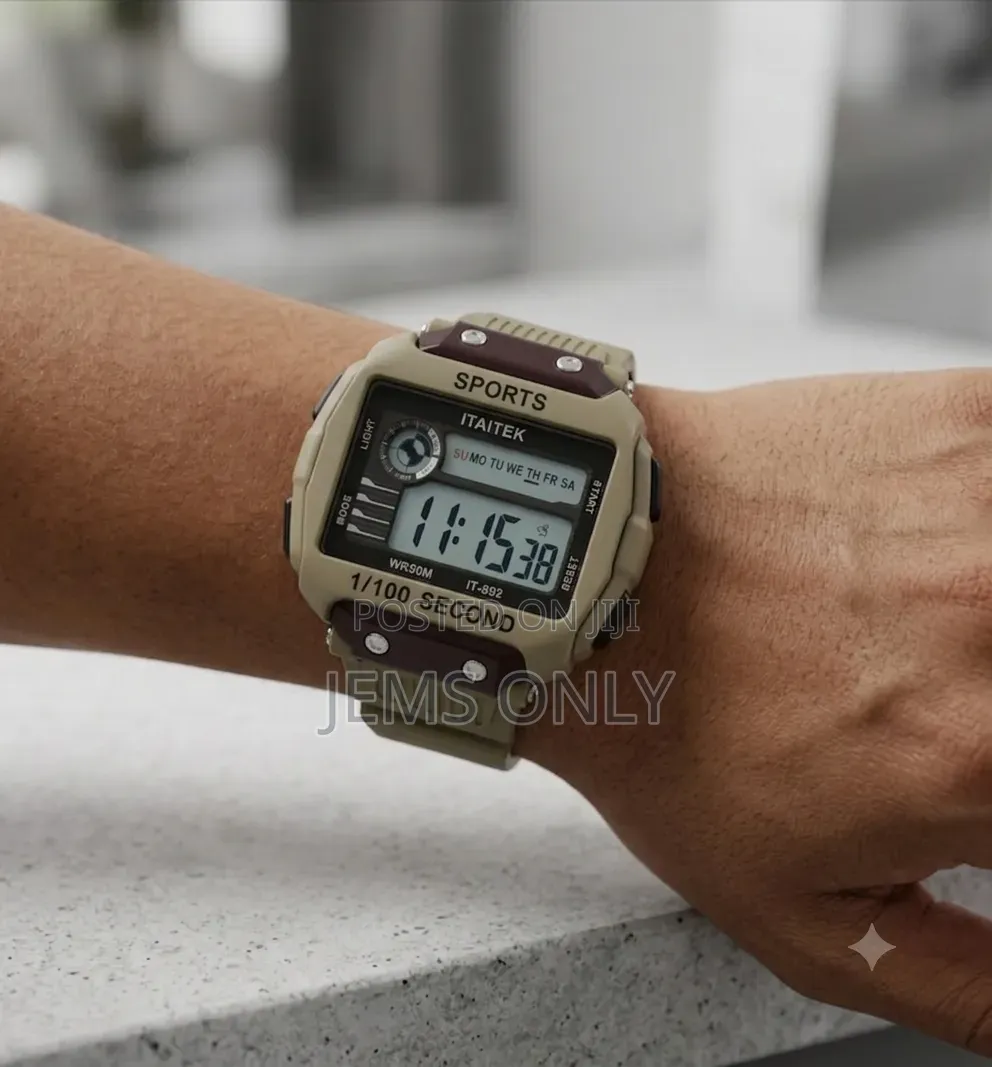 አዲስ Itaitek It-892 ዲጂታል ስፖርት ሰዓት (Brand New Digital Sports Watch)