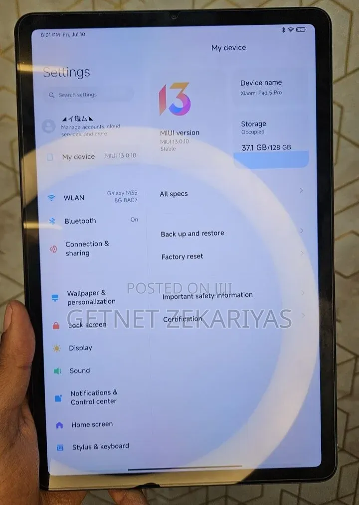 New Xiaomi Pad 5 Pro 12.4 128 GB