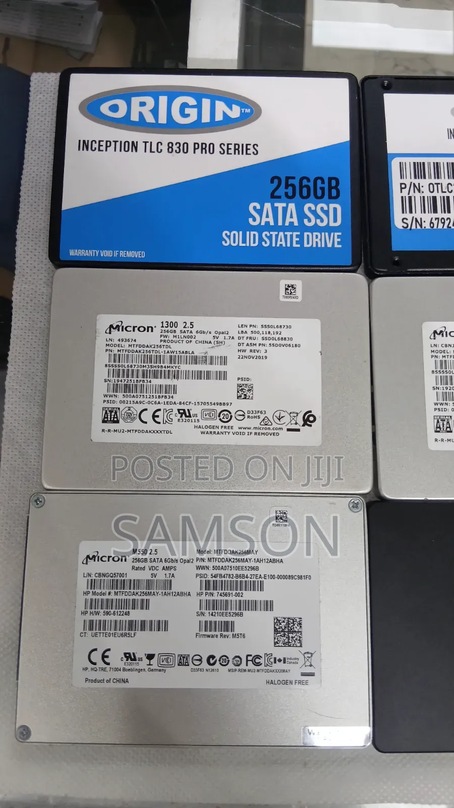 Internal Sata SSD 256gb