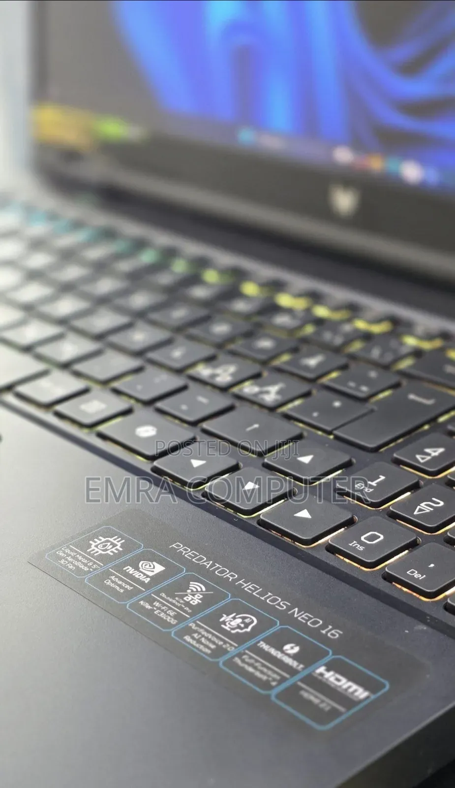 New Laptop Acer Predator Helios Neo 16 16GB Intel Core i9 SSD 512GB