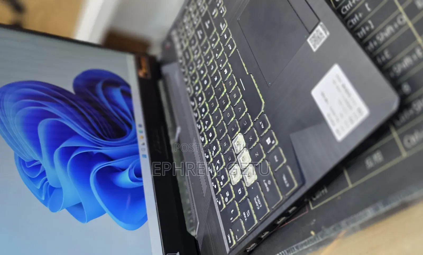 New Laptop Asus TUF Gaming A15 16GB AMD Ryzen 9 SSD 512GB