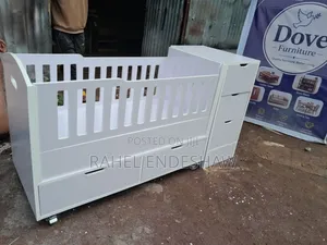 Full White Baby Bed
