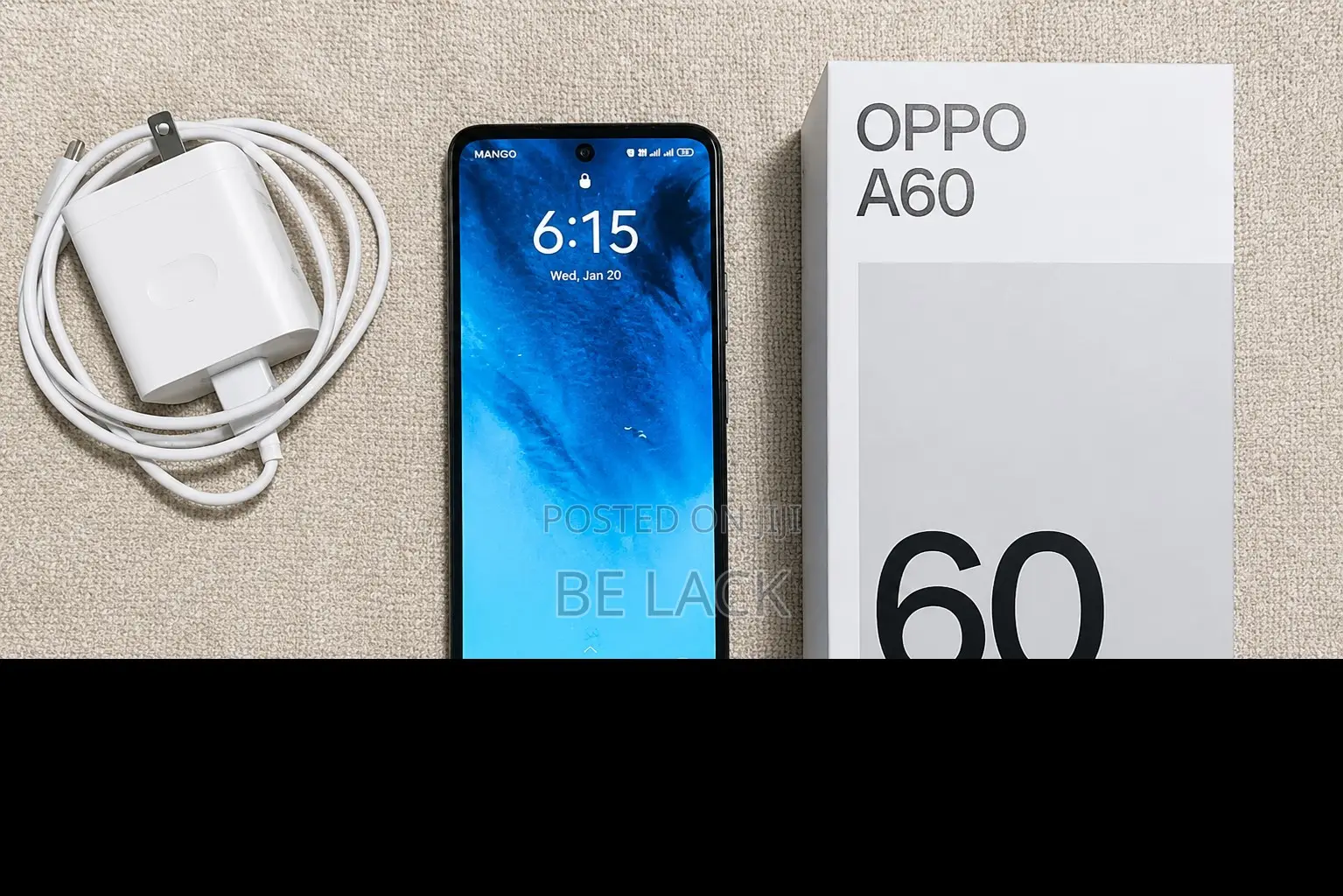 New Oppo A60 256 GB Black