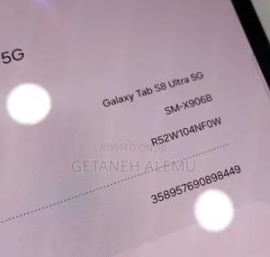 New Samsung Galaxy Tab S9 Ultra 256 GB Black