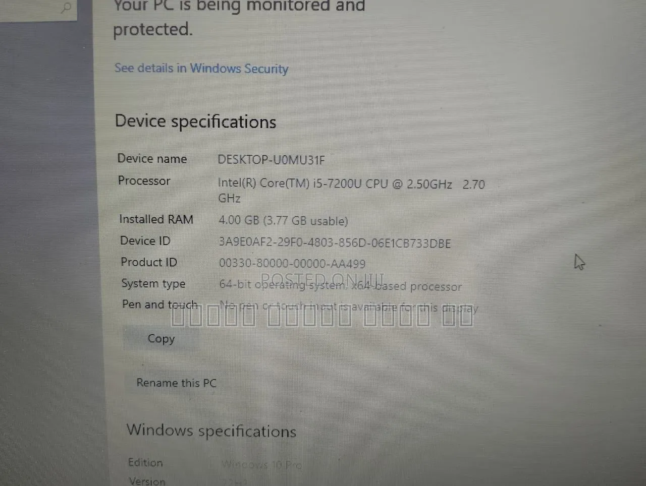 Laptop Dell Vostro 3000 8GB Intel Core i5 HDD 1T