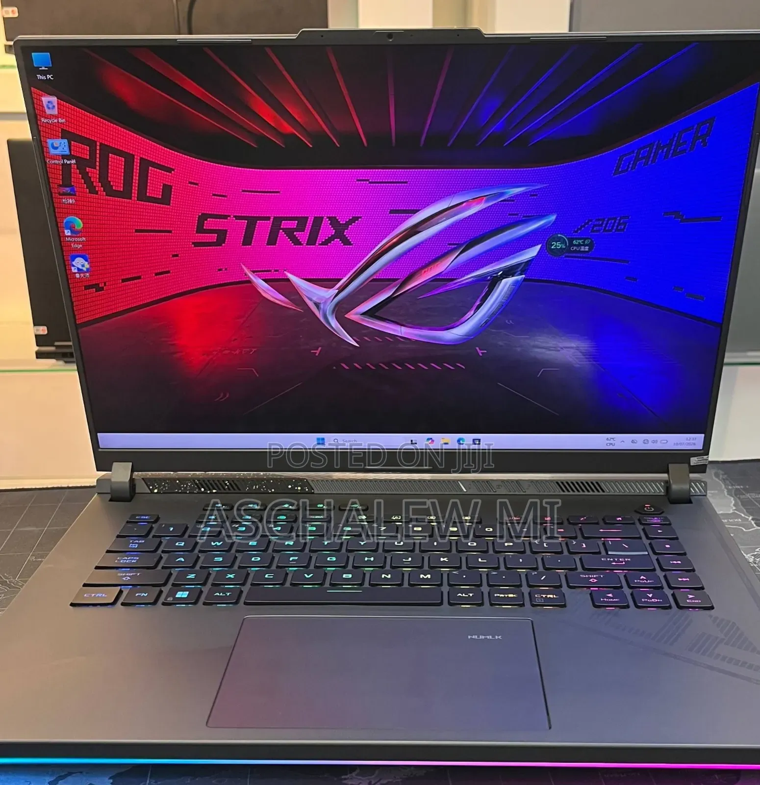 New Laptop Asus ROG Strix G16 G614 16GB Intel Core i9 SSD 1T