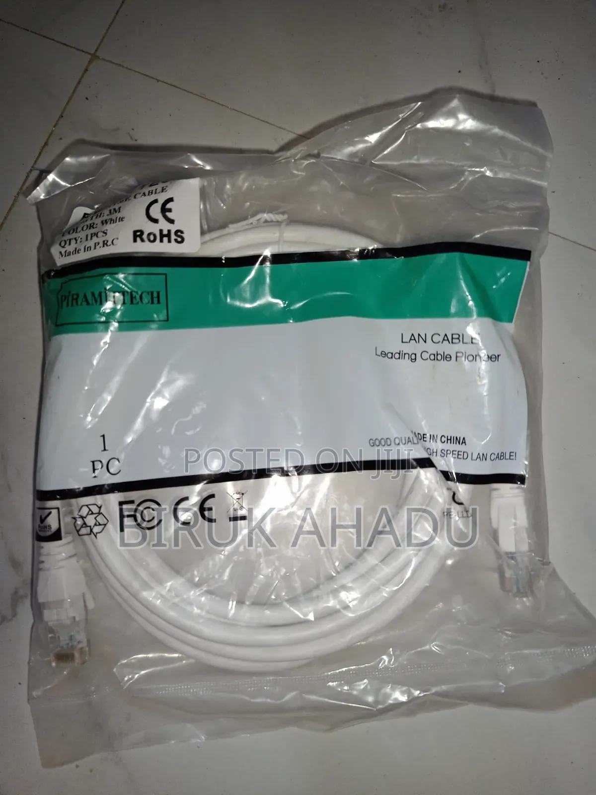 Cat 6 Cable Patchcord 3m