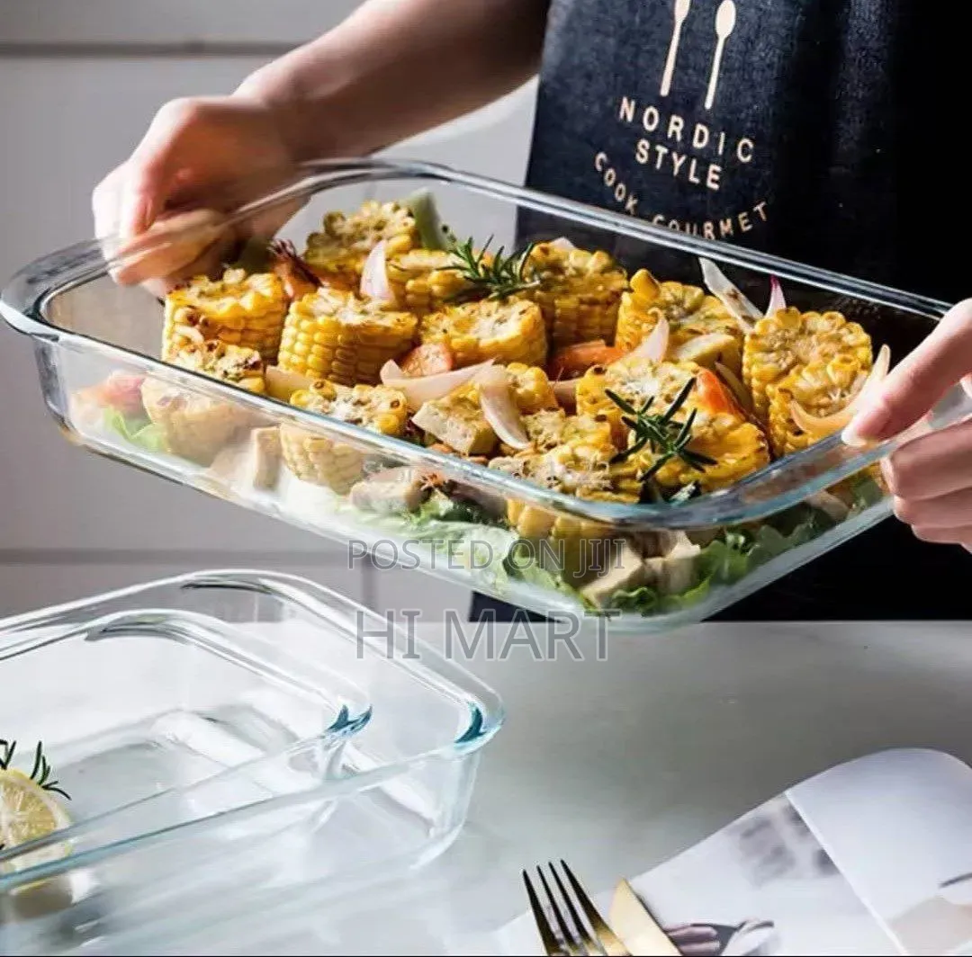 3pcs Tempered Glass Bakeware Set