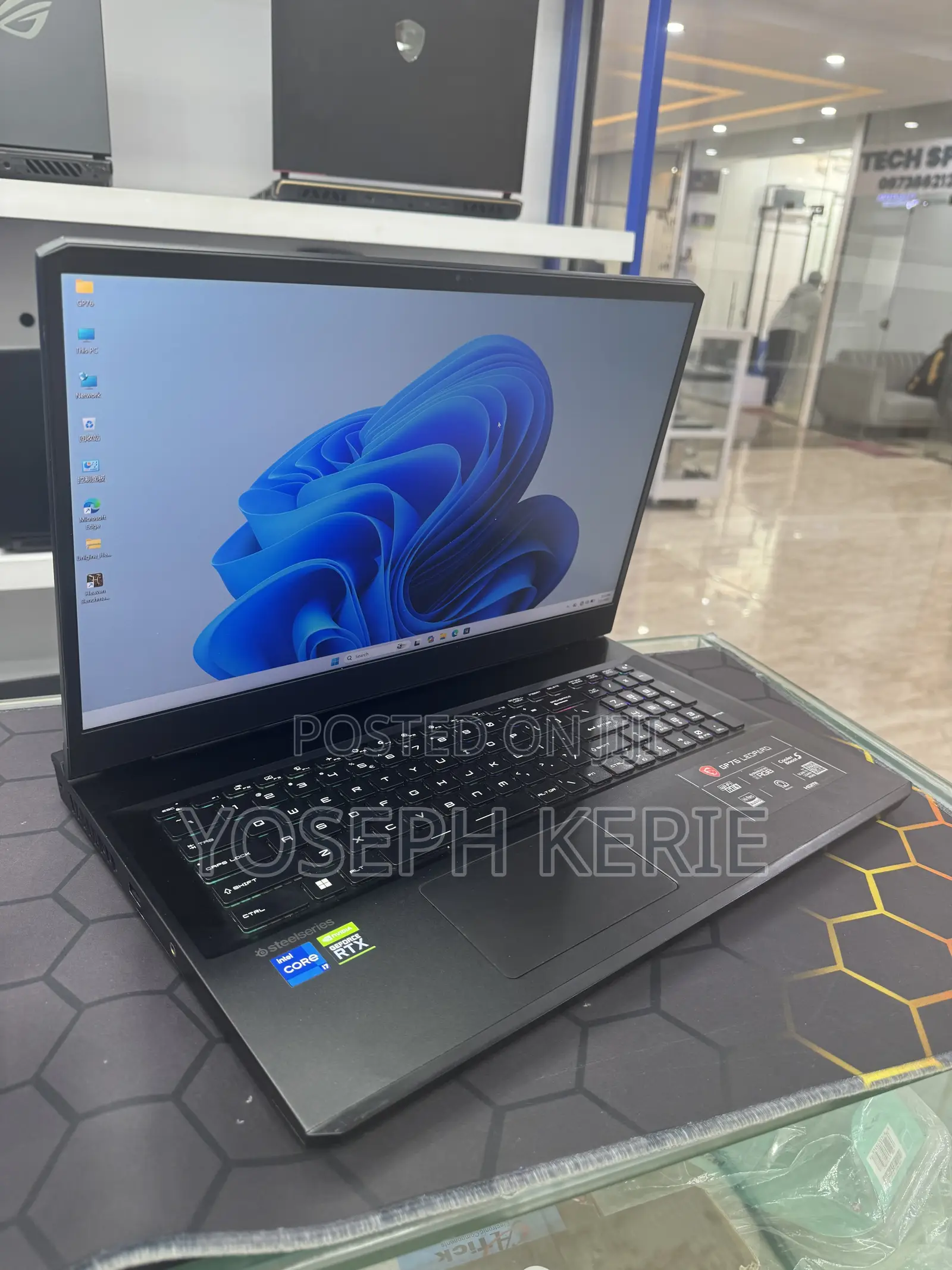 New Laptop MSI GP75 Leopard 16GB Intel Core i7 SSD 1T